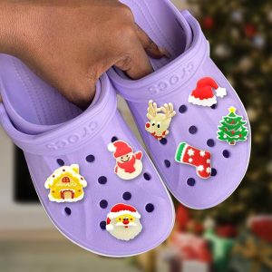 Božićni svetlucavi ukrasi za cipele (7 komada) | SHINETAGS